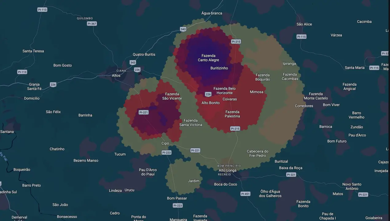 Mapa eleitoral de João Mourão