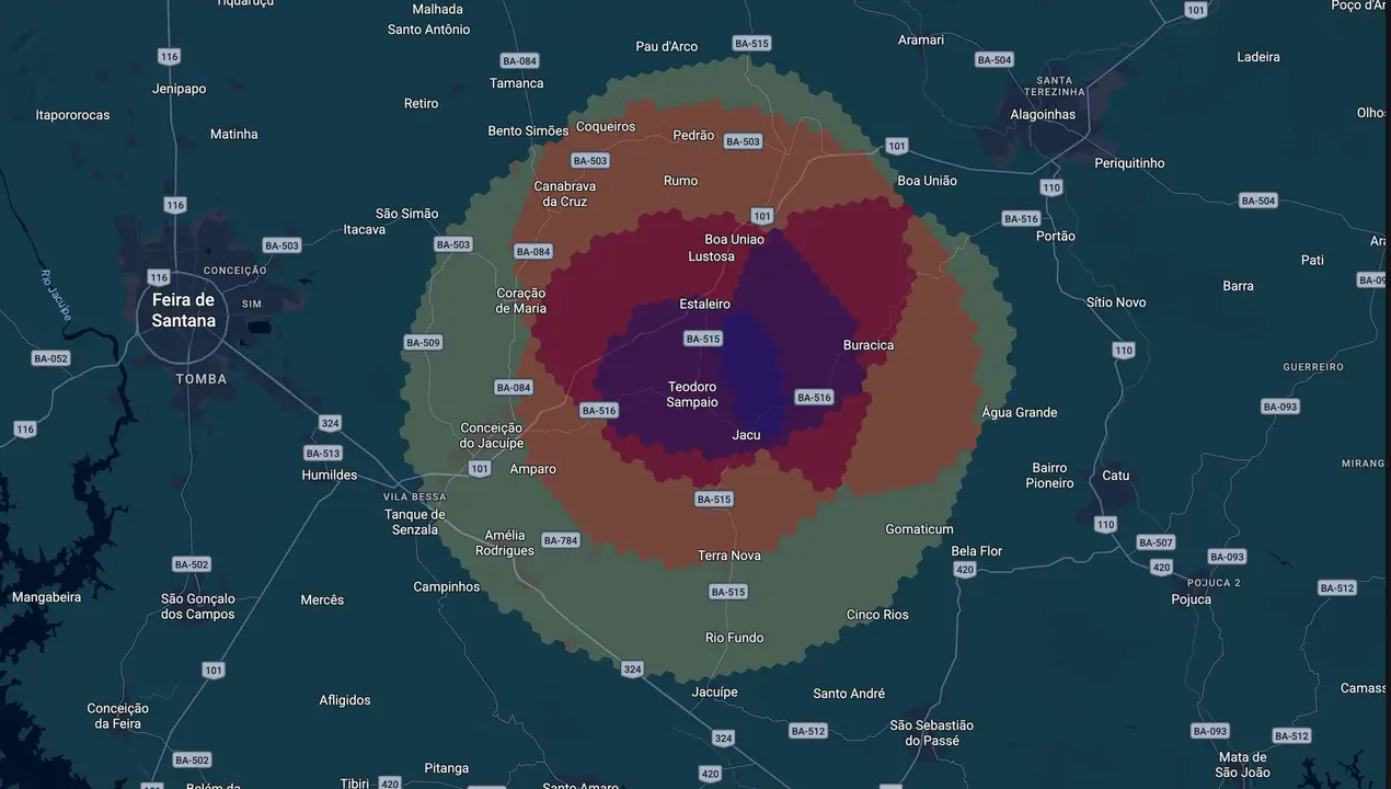 Mapa eleitoral de João Paulo