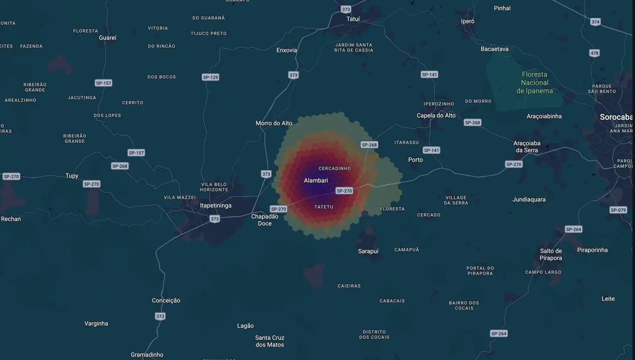 Mapa eleitoral de João Paulo Carioca