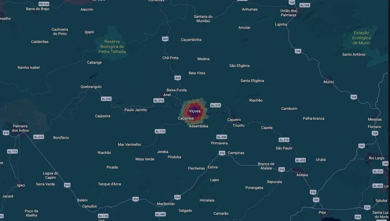 Mapa eleitoral de João Victor