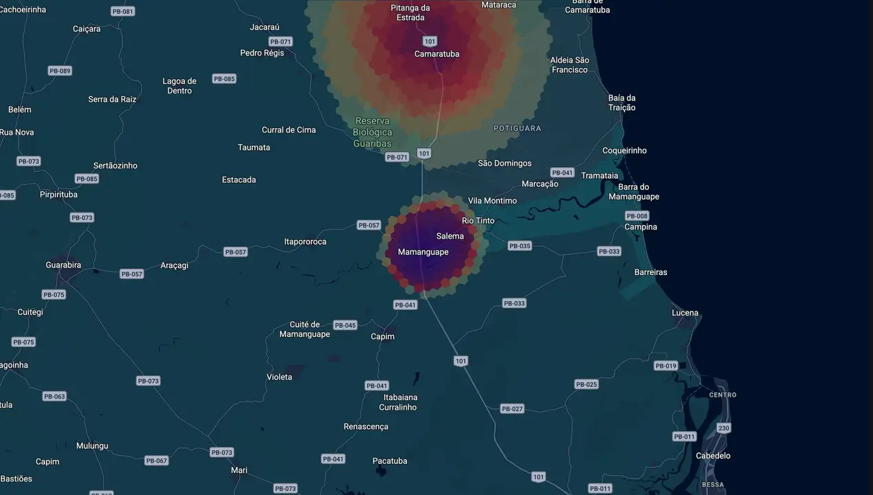 Mapa eleitoral de Joaquim