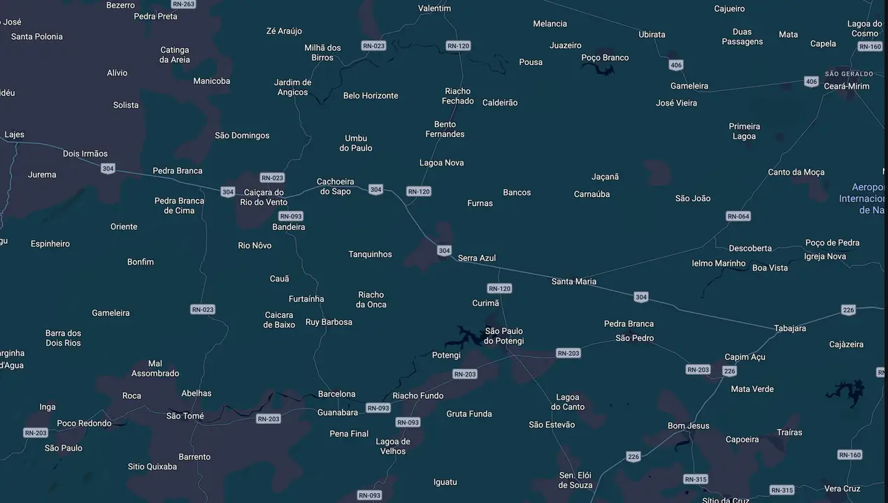 Mapa eleitoral de Joca Basílio