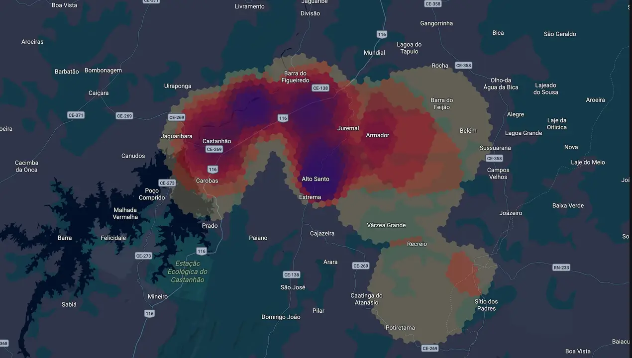 Mapa eleitoral de Joeni