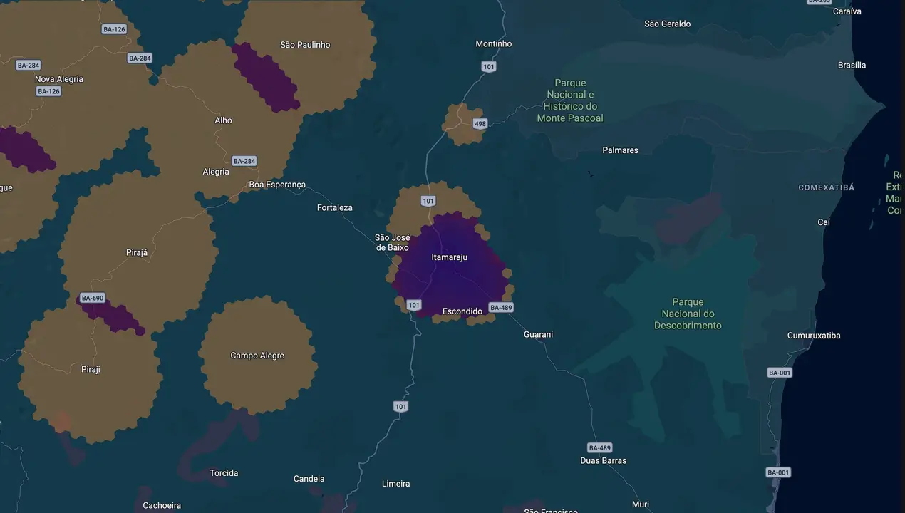 Mapa eleitoral de Jorge Almeida