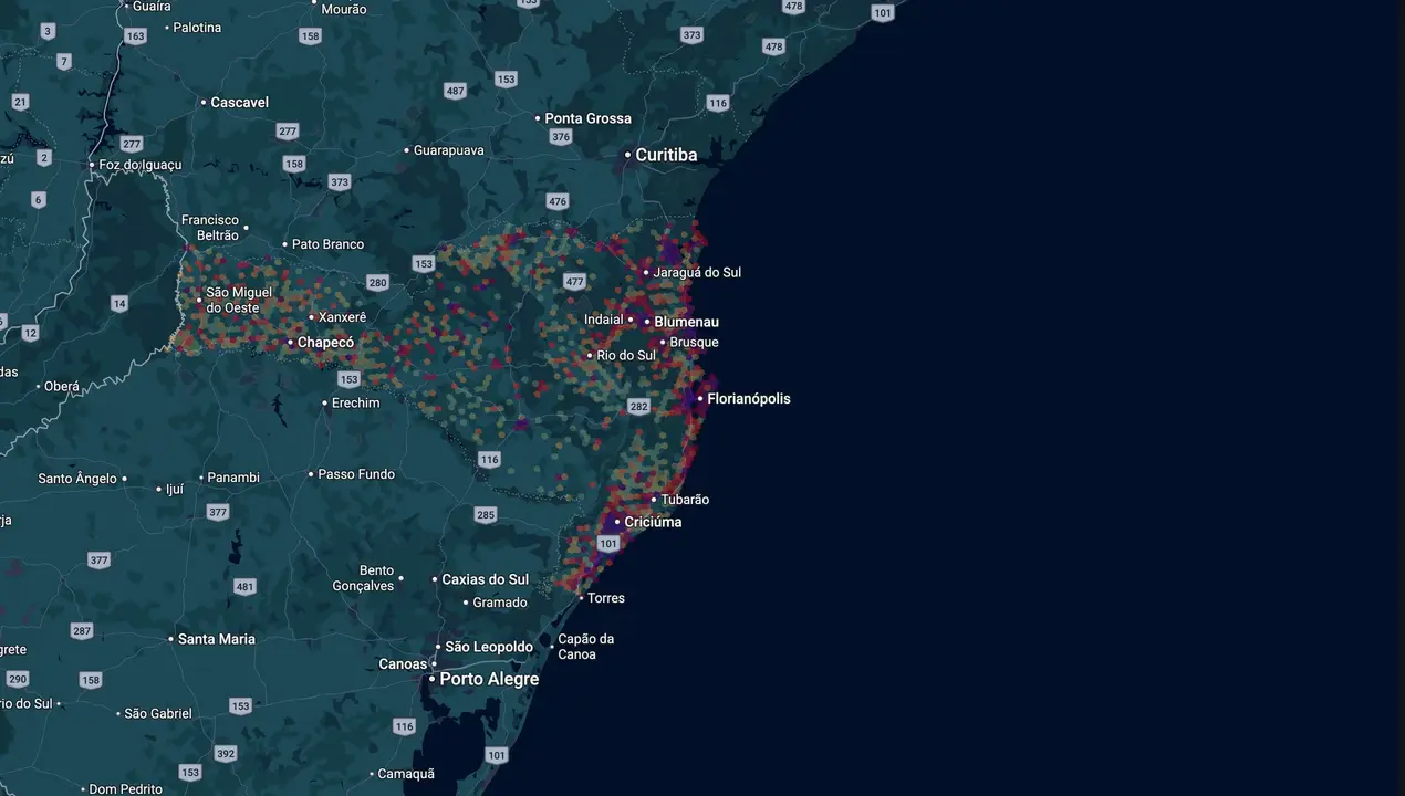 Mapa eleitoral de Jorge Boeira
