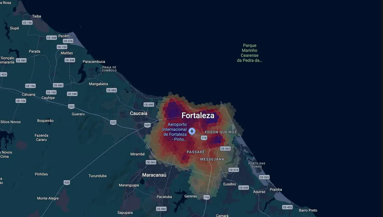 Mapa eleitoral de Jorge Pinheiro