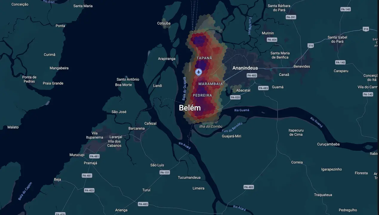 Mapa eleitoral de Jorge Vaz