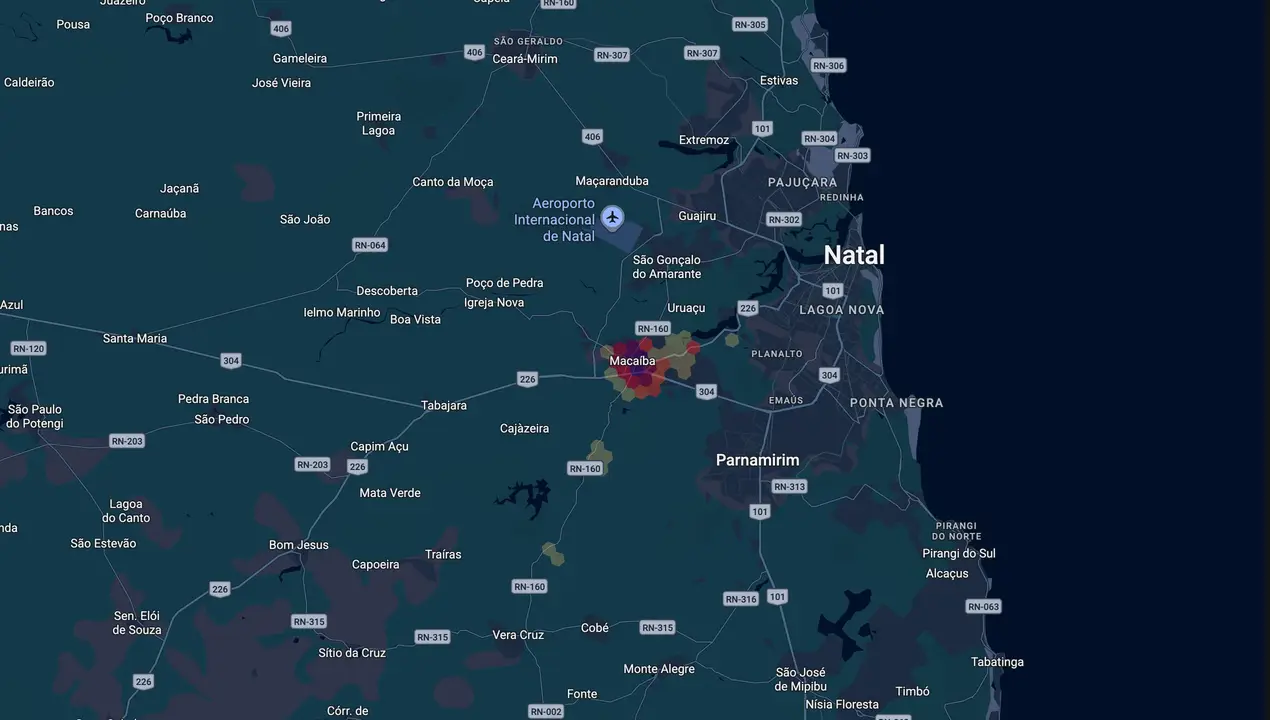 Mapa eleitoral de Jorginho Bezerra