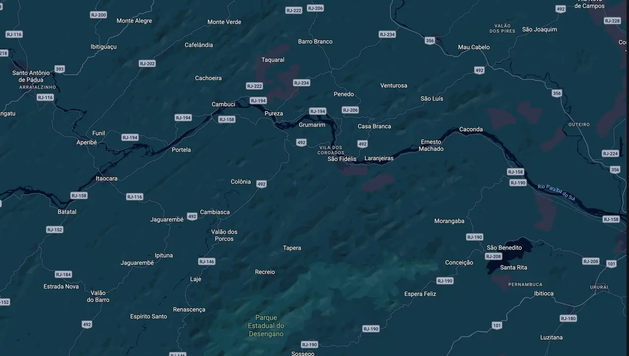 Mapa eleitoral de José William
