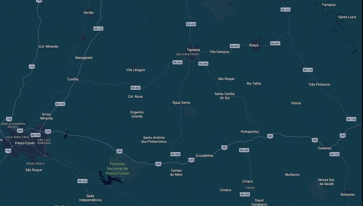 Mapa eleitoral de Juliano