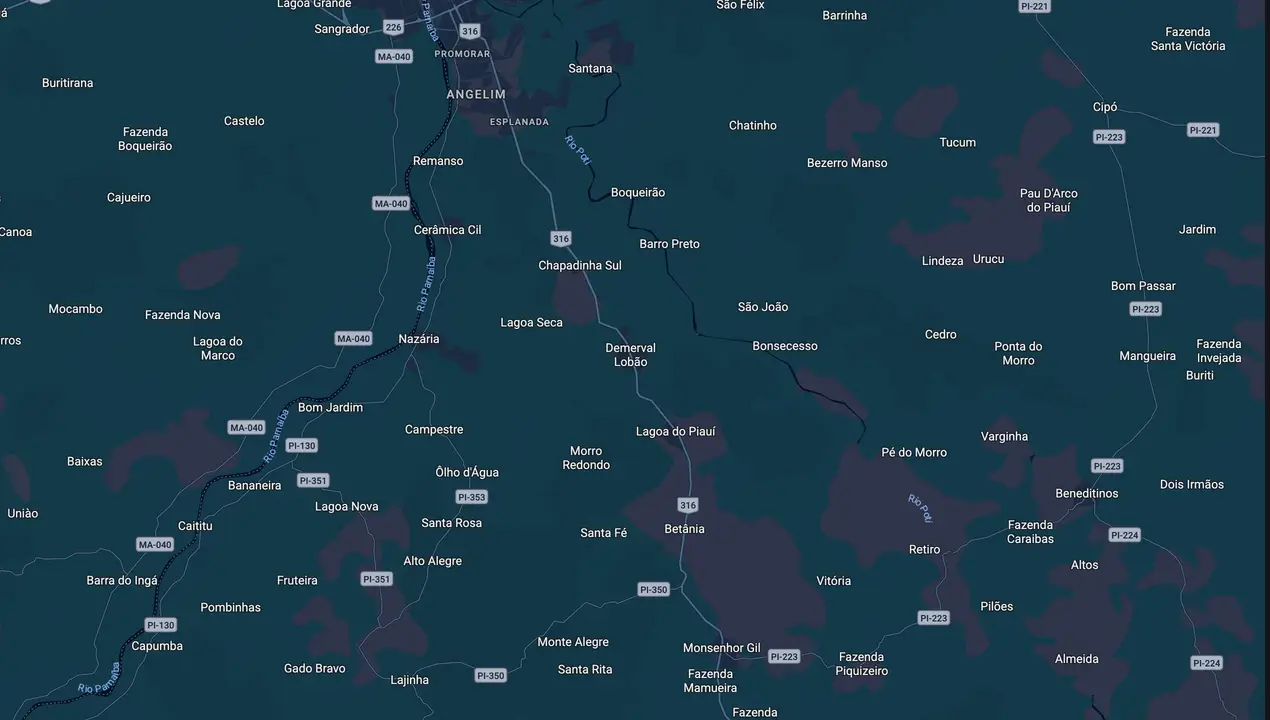 Mapa eleitoral de Junior Carvalho