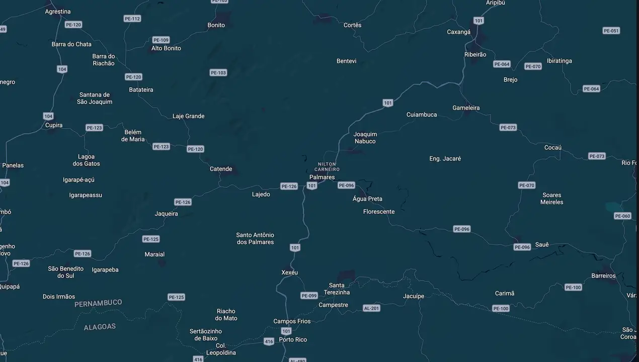 Mapa eleitoral de Junior de Beto