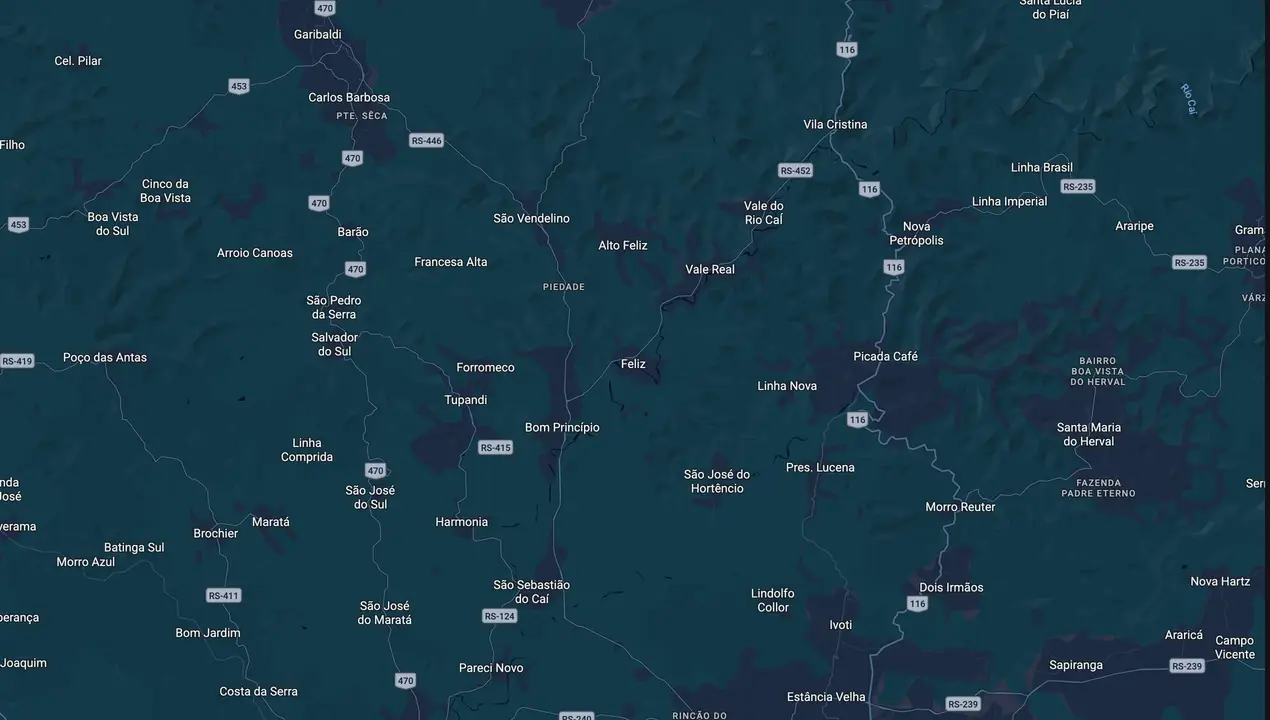 Mapa eleitoral de Junior Freiberger