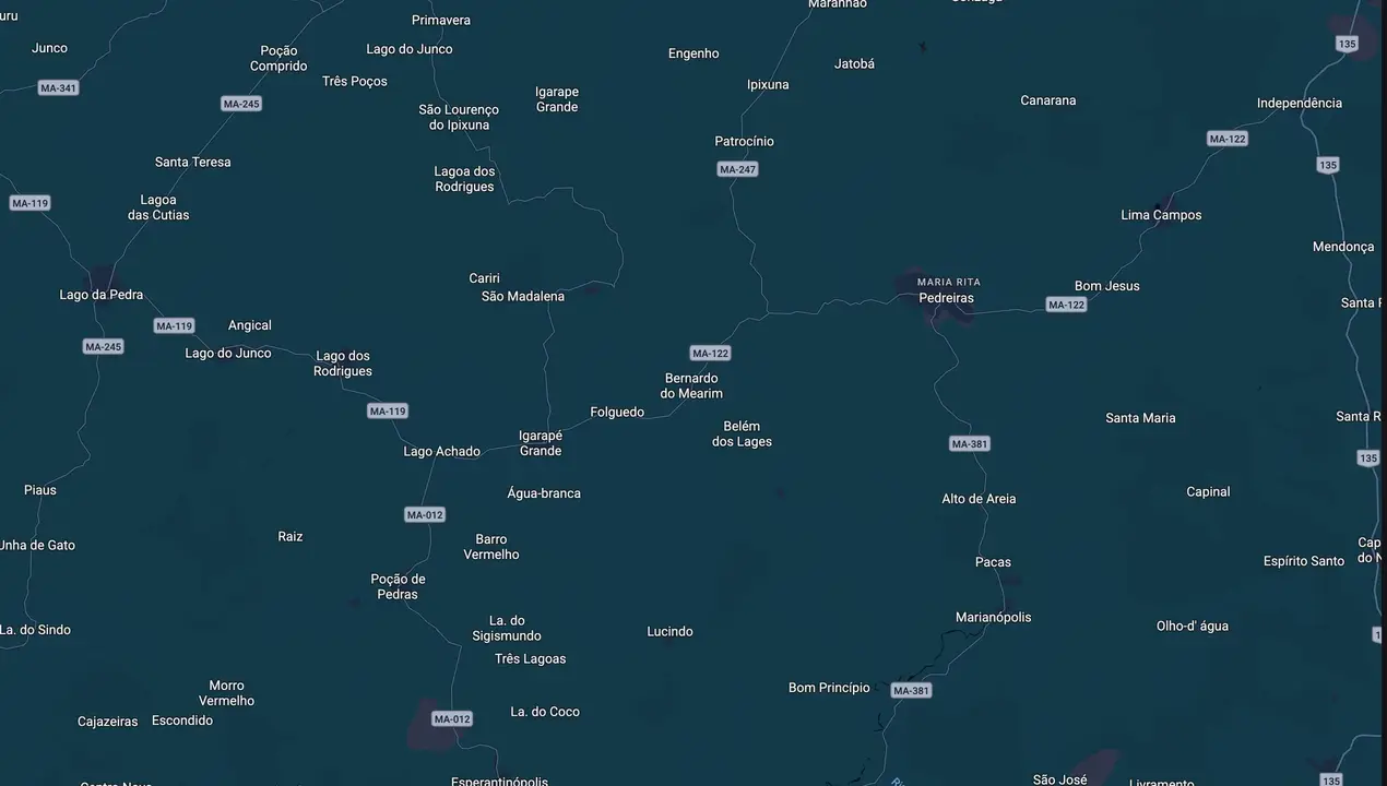 Mapa eleitoral de Junior Xavier
