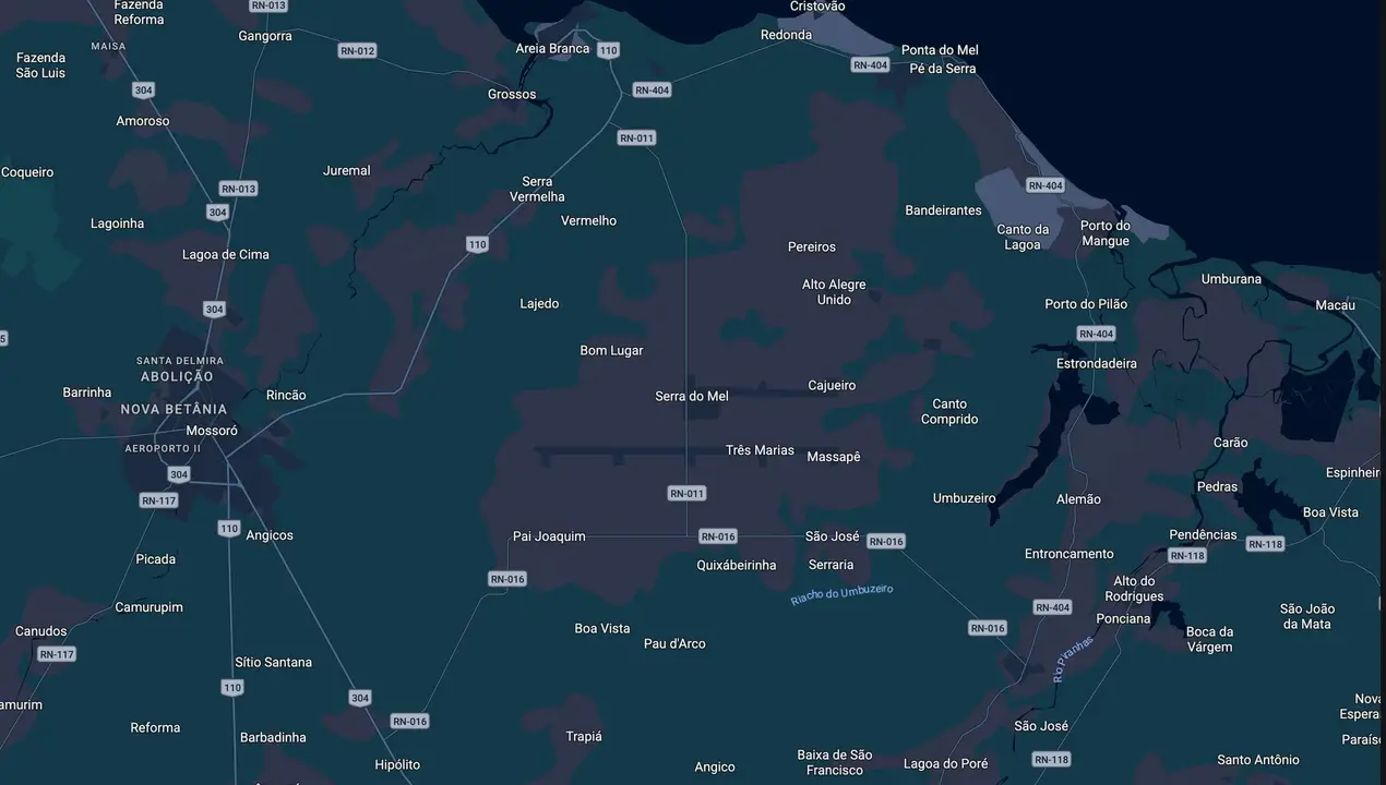 Mapa eleitoral de Kênio Azevedo