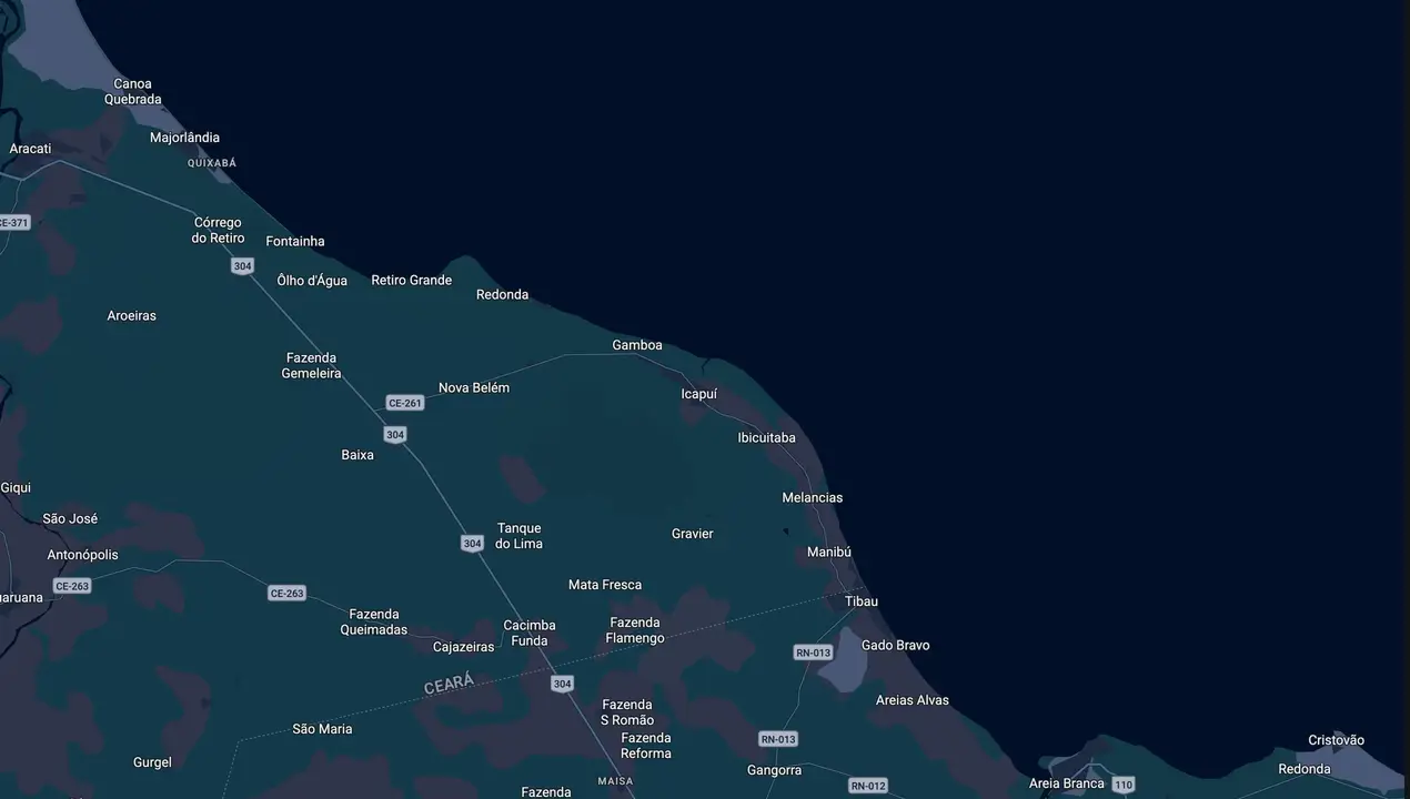 Mapa eleitoral de Kleiton