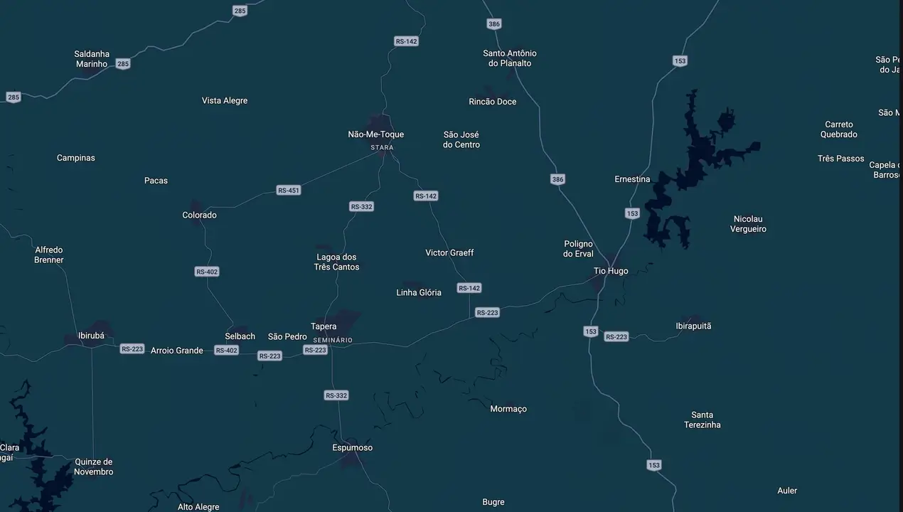 Mapa eleitoral de Lairton Andre Koeche