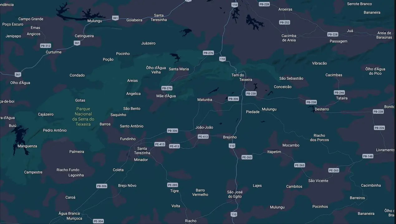 Mapa eleitoral de Leandro Laia
