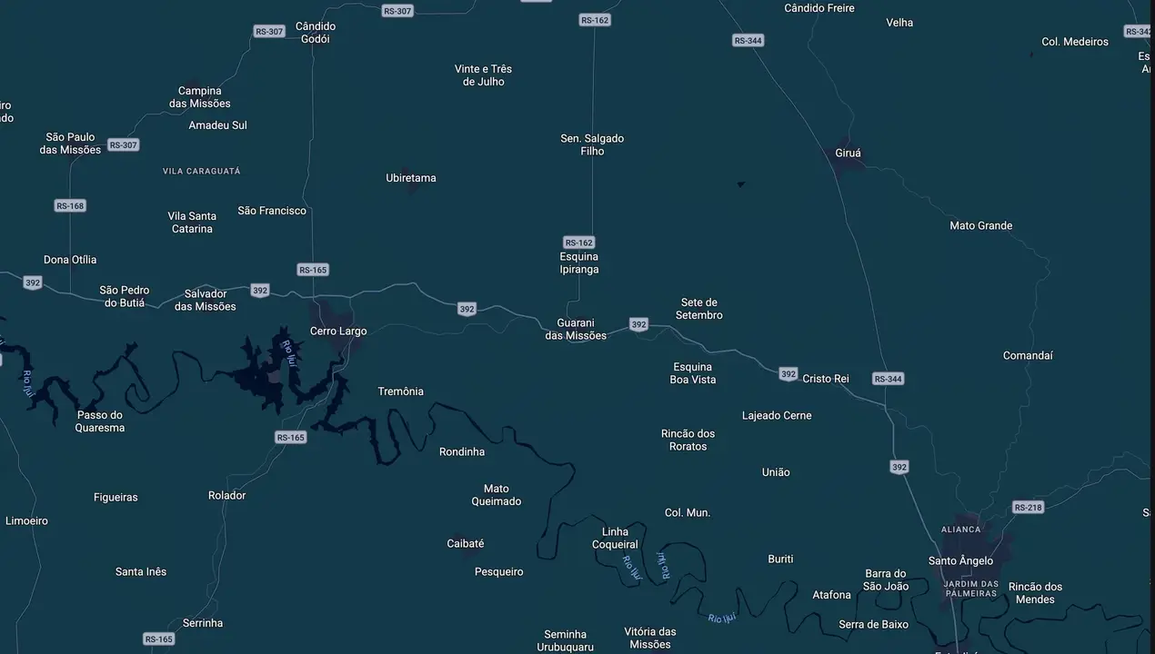 Mapa eleitoral de Leandro Wastowski