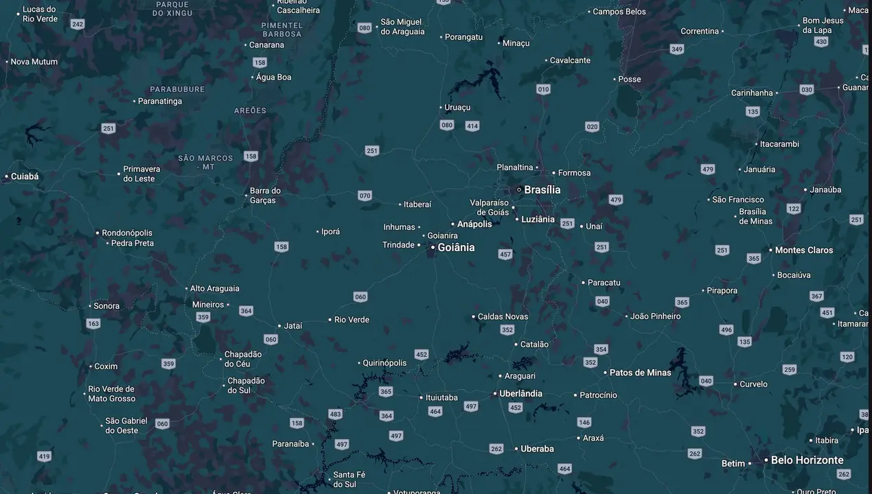 Mapa eleitoral de Lêda Borges