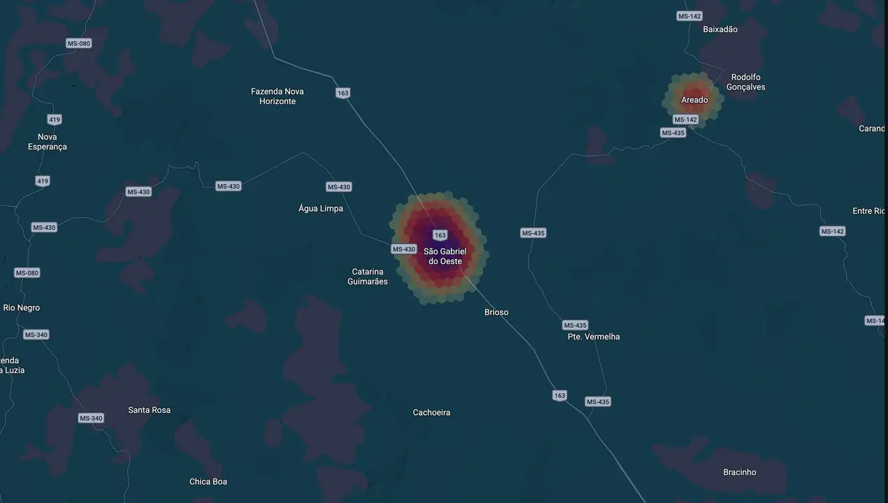 Mapa eleitoral de Leocir Montagna