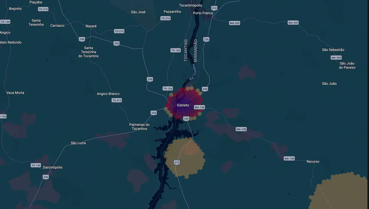 Mapa eleitoral de Leo Cunha