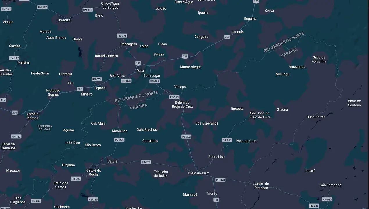Mapa eleitoral de Leomar Maia