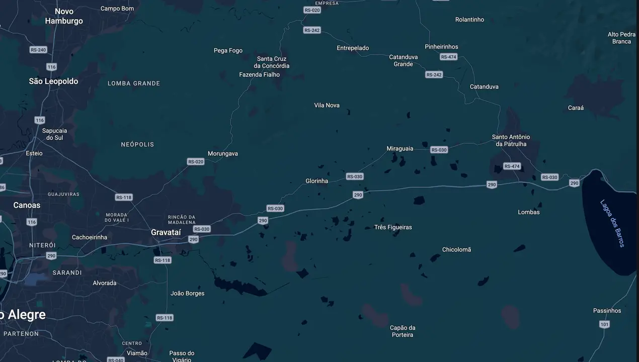 Mapa eleitoral de Leonardo Carvalho
