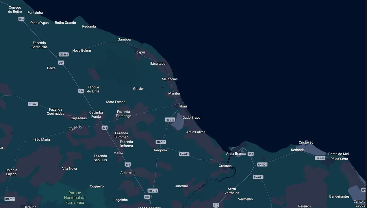 Mapa eleitoral de Lidiane Marques