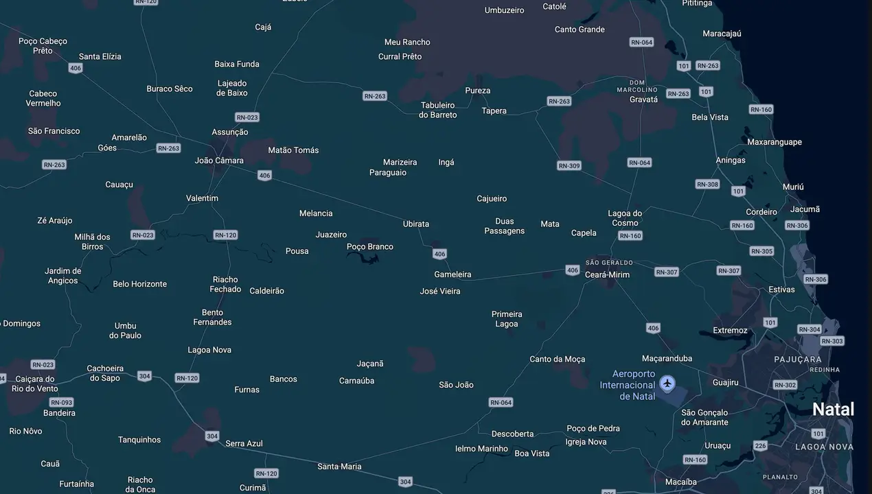 Mapa eleitoral de Louvado