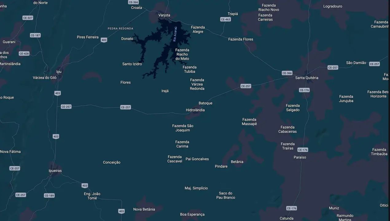 Mapa eleitoral de Luan Xavier