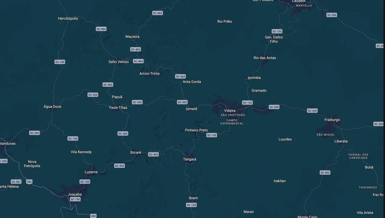 Mapa eleitoral de Luci