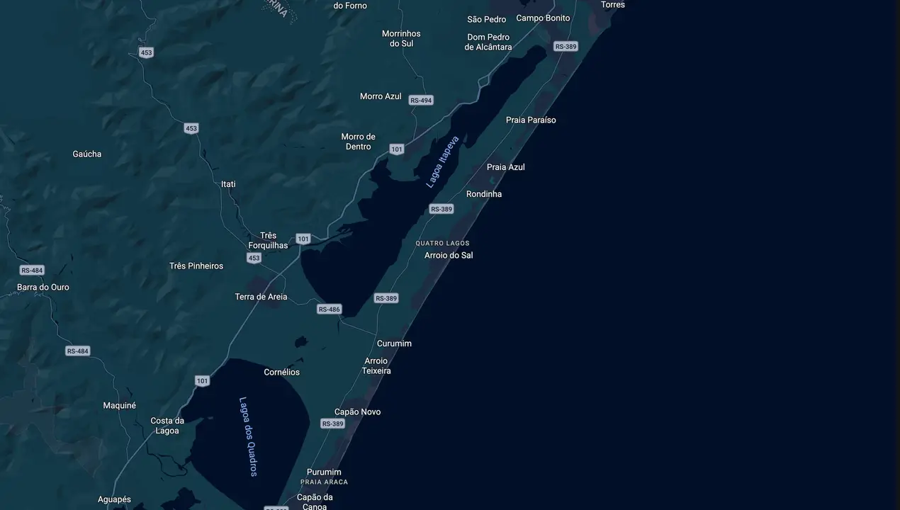Mapa eleitoral de Luciano Pinto