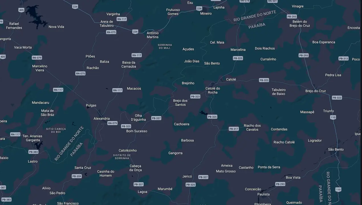 Mapa eleitoral de Luciene