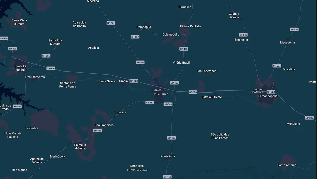 Mapa eleitoral de Luis Henrique
