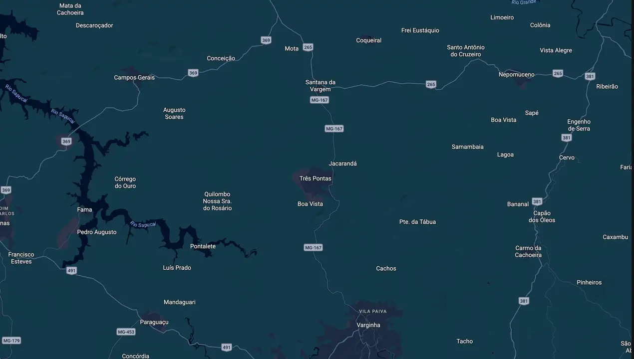 Mapa eleitoral de Luisinho