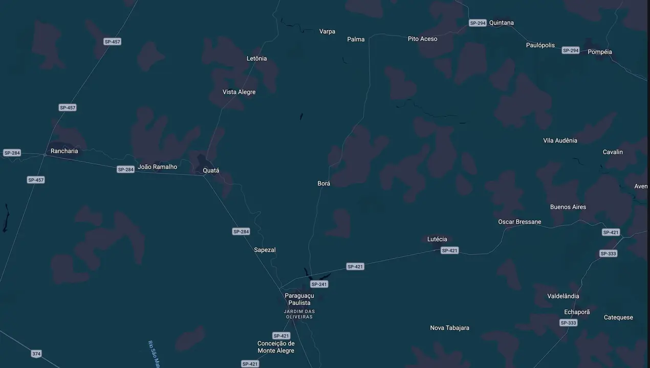 Mapa eleitoral de Luiz