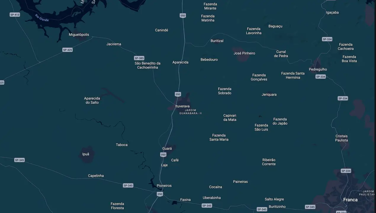 Mapa eleitoral de Luiz Araújo