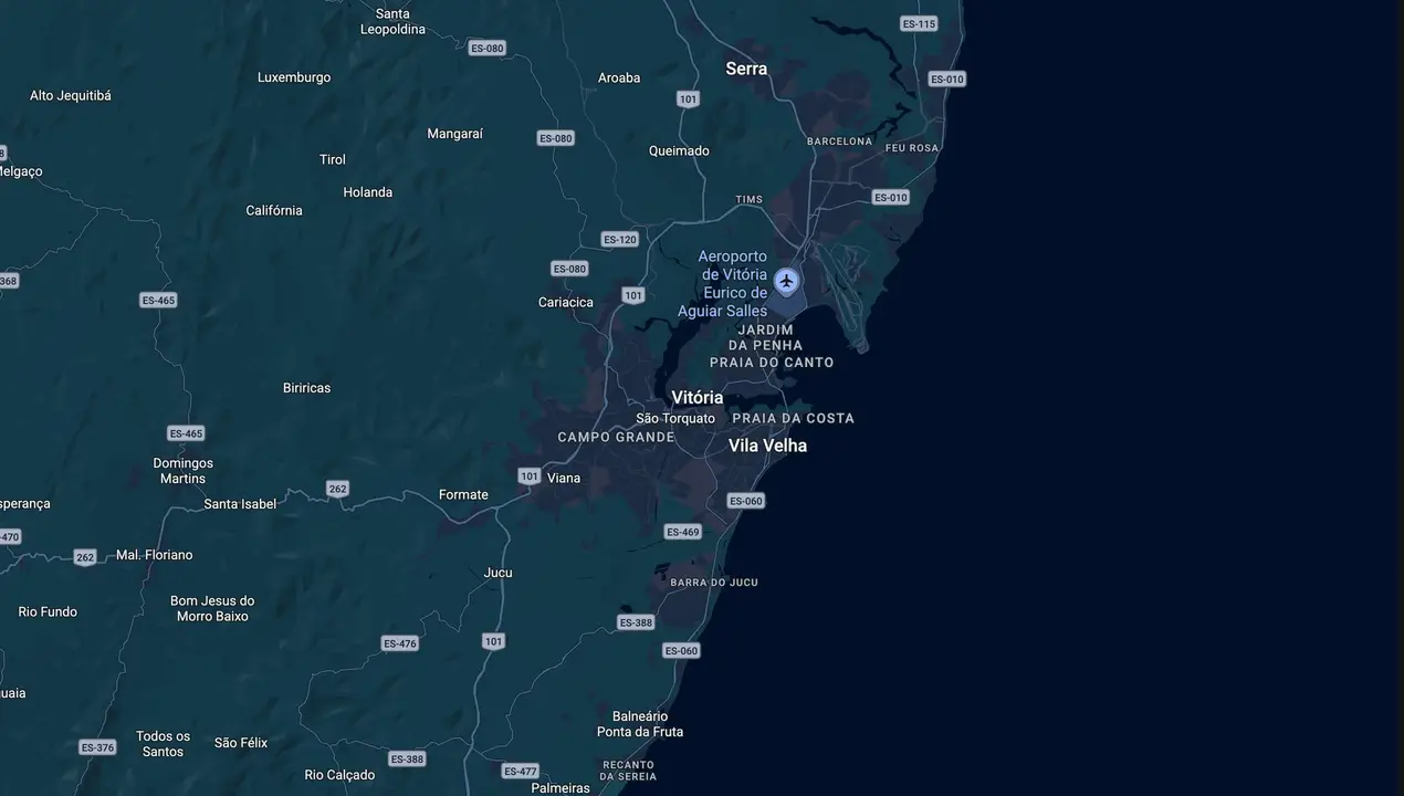 Mapa eleitoral de Luiz Emanuel