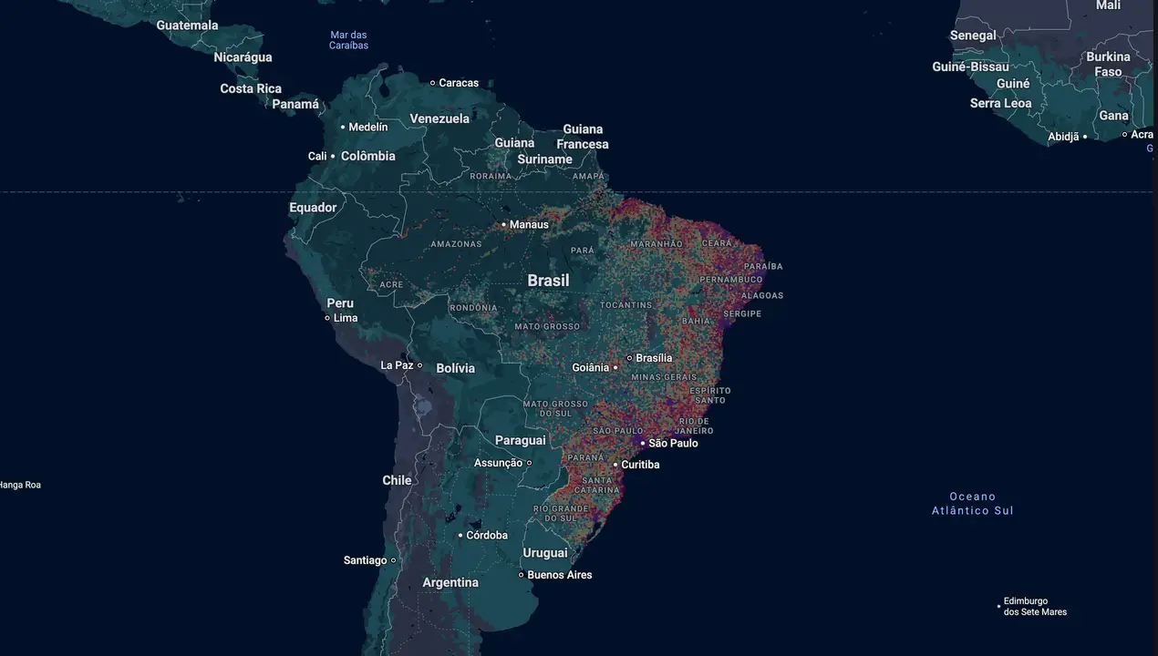 Mapa eleitoral de Lula