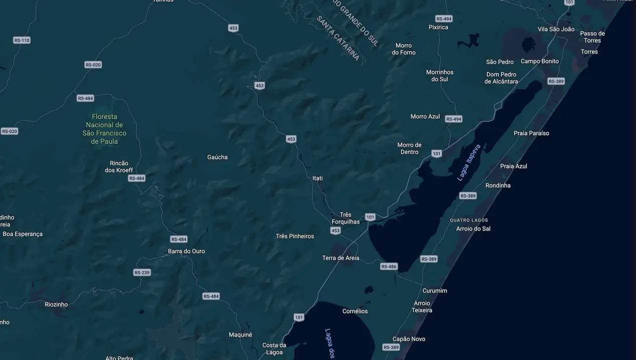 Mapa eleitoral de Madalena