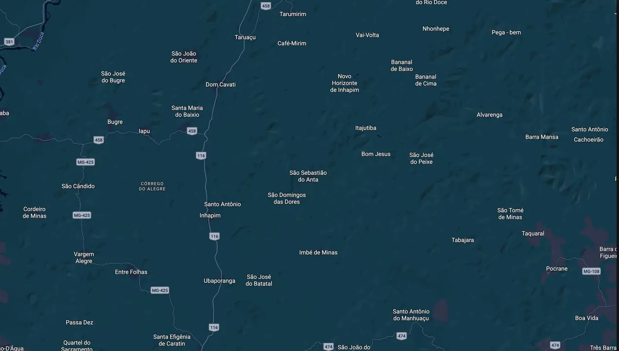 Mapa eleitoral de Maninho