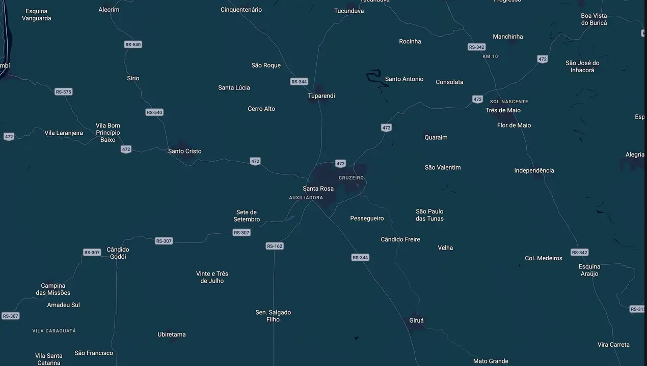 Mapa eleitoral de Mantei