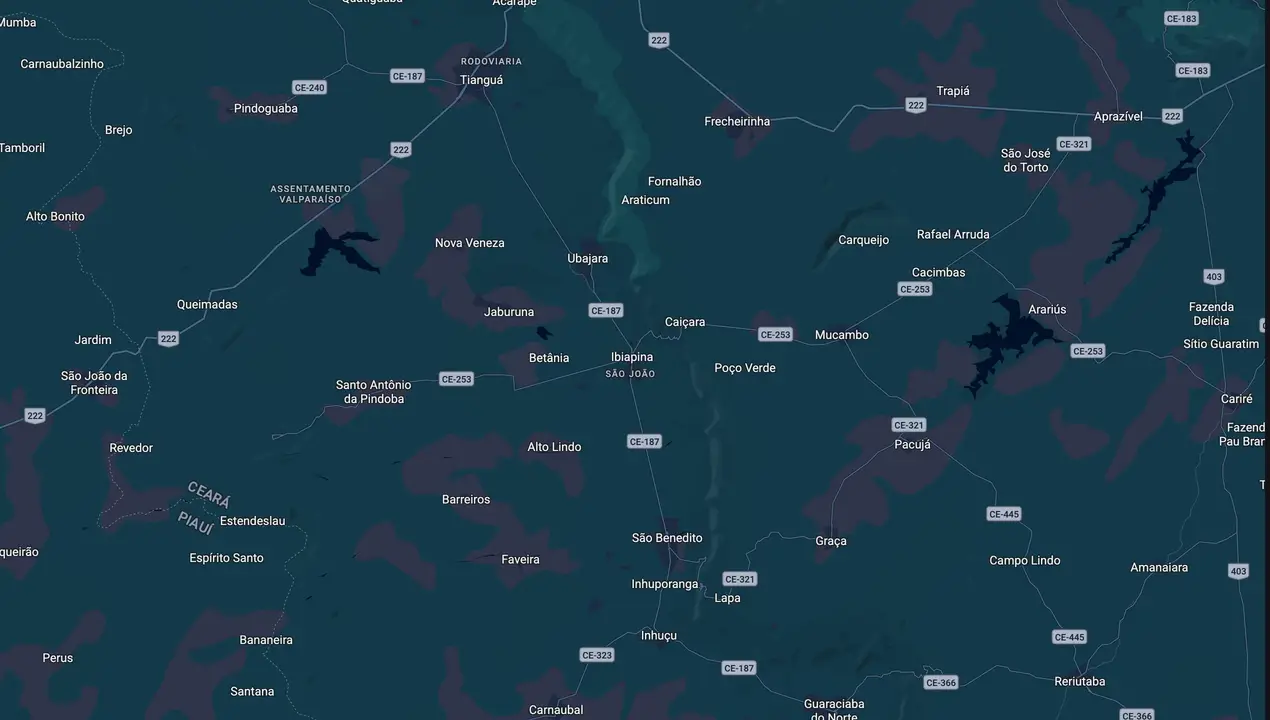 Mapa eleitoral de Marcão