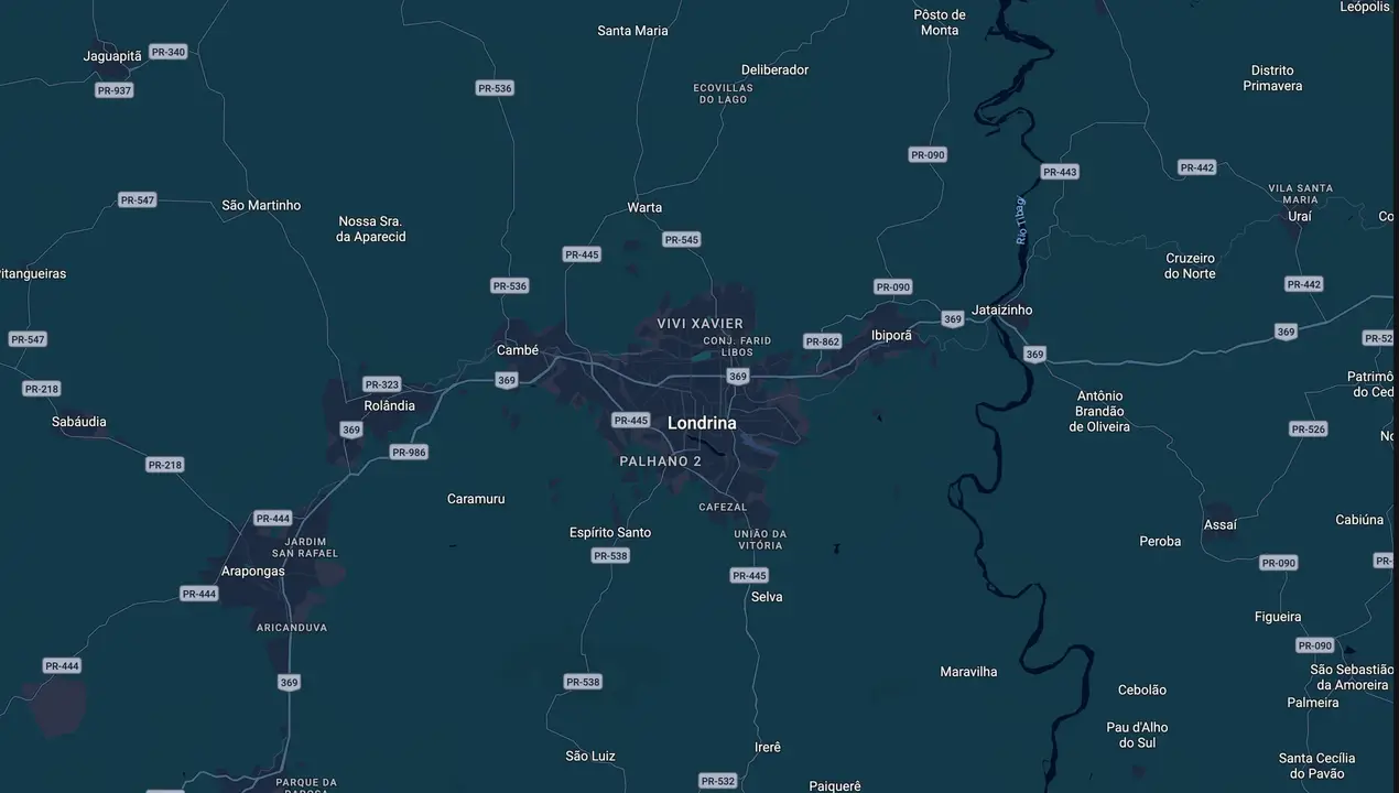 Mapa eleitoral de Marcelo Belinati