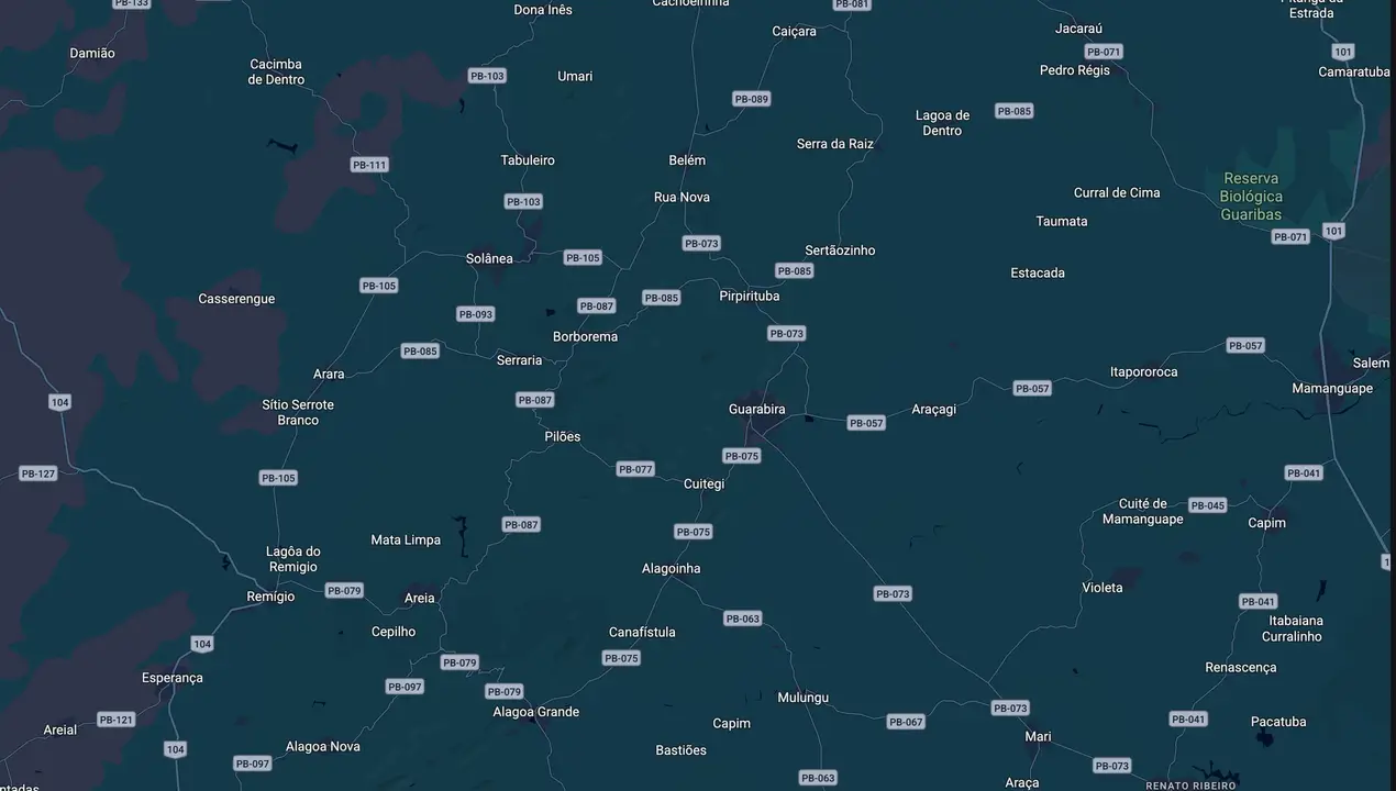 Mapa eleitoral de Marcelo Matias