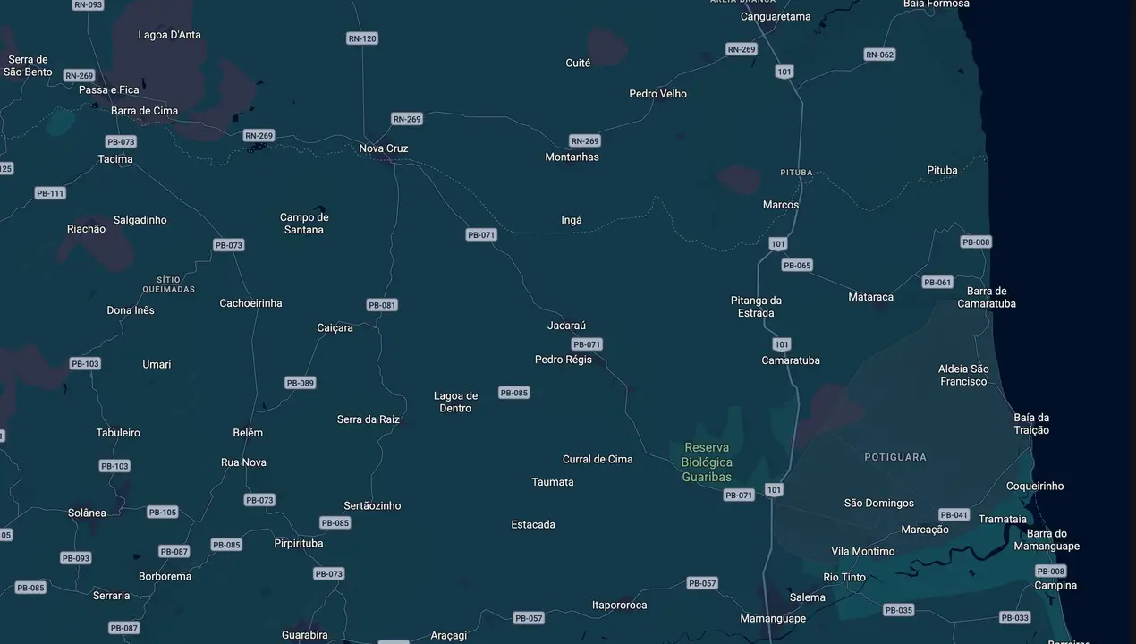 Mapa eleitoral de Márcio Aurélio