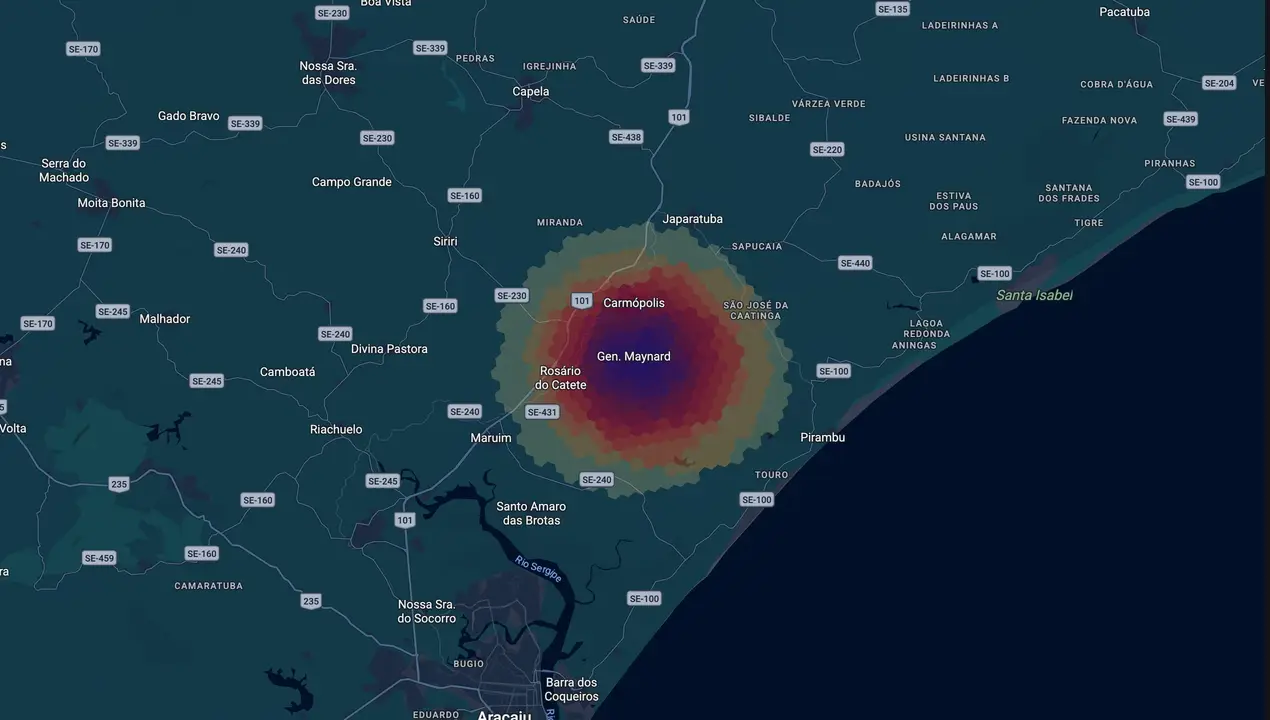 Mapa eleitoral de Marcones Melo