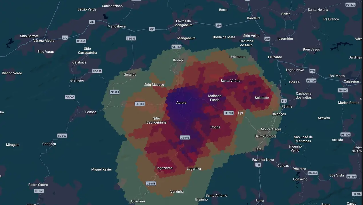 Mapa eleitoral de Marcone Tavares