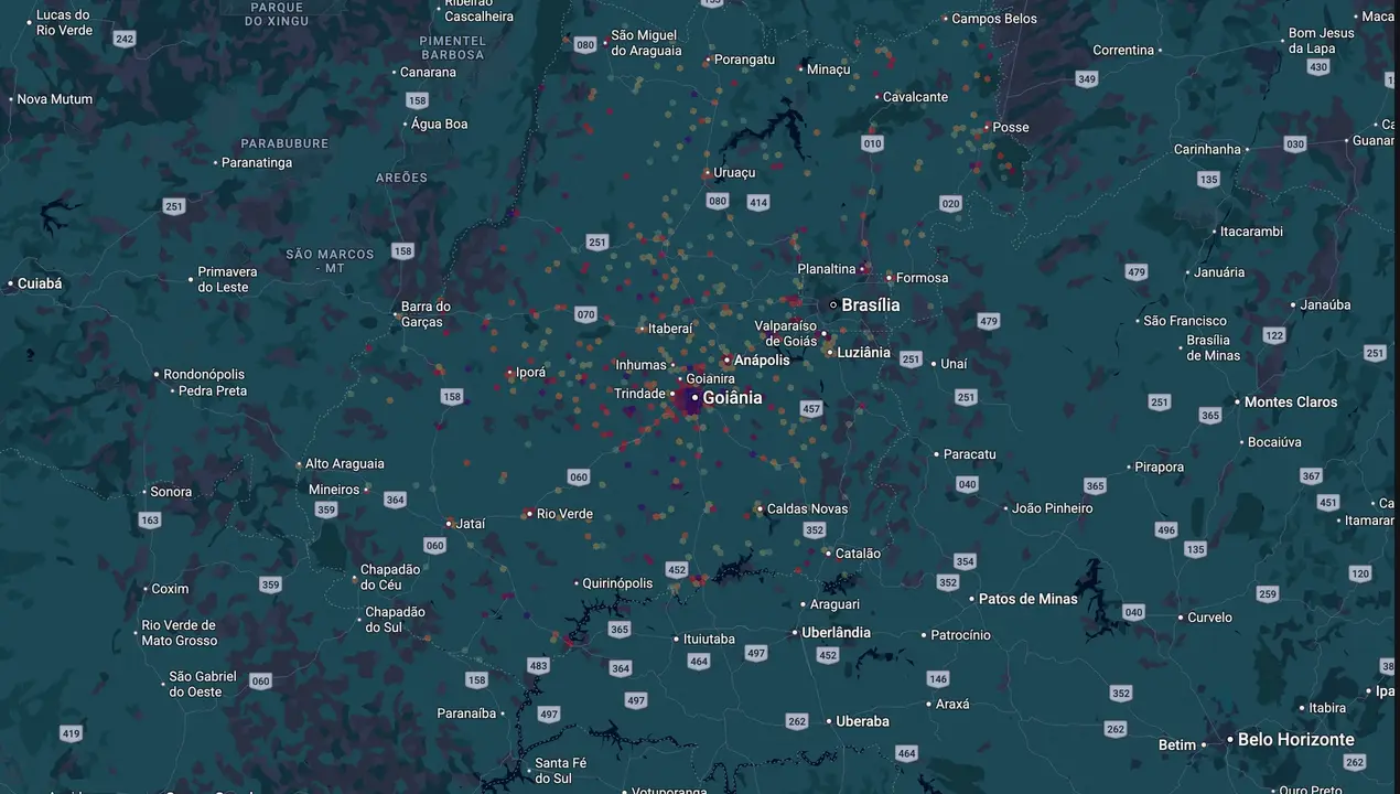 Mapa eleitoral de Marcos Abrão